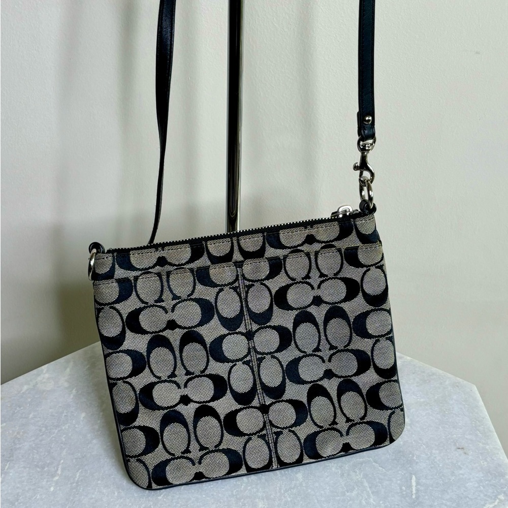 Coach Black and White Crossbody Bag - Picture 6 of 7